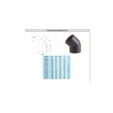 CODO PRESIÓN PVC 45º DIÁMETRO 40MM ADEQUA