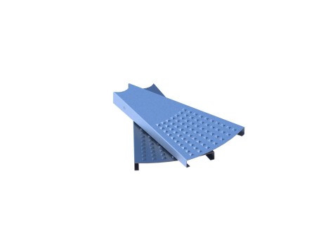 PELDAÑO CARACOL REP. 500X310X2MM GALVANIZADO