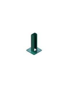 PLACA BASE 118X118X6MM T.TUBO 60X40 VERDE