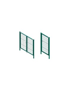 PUERTA RIGIDA MALLA MP50 1000X1000MM CERRADURA