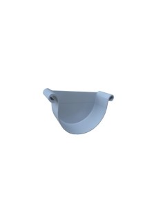 TAPA PIEZA CANALÓN CA-125 GRIS CLARO 130X80MM