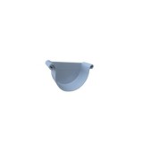 TAPA PIEZA CANALÓN CA-125 GRIS CLARO 130X80MM
