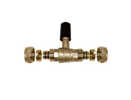 VÁLVULA ESFERA MULTICAPA COMPRESIÓN 16MM