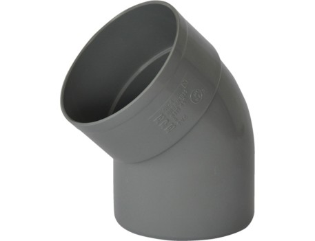 SEMICODO PVC 45º M-H DIÁMETRO 160MM ADEQUA CZ-4