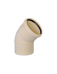 SEMICODO PVC 45º AR DIÁMETRO 160MM ADEQUA CZ-4-K-AR