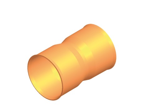 MANGUITO PVC UNIÓN CON TOPE Ø200MM ADEQUA