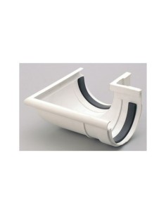 ÁNGULO EXTERIOR JUNTA ELÁSTICA PVC 33MM BLANCO