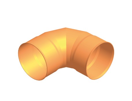 CODO 87,5º PVC SANECOR DN400 ADEQUA