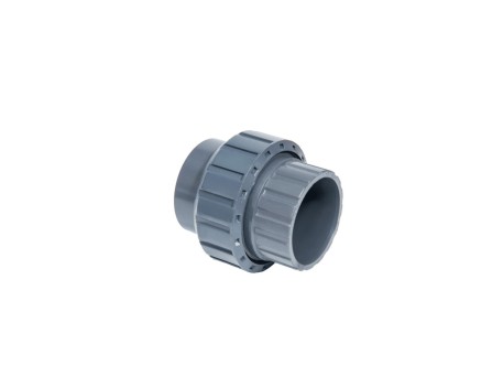 UNIÓN 3 PIEZAS H-H PVC PRESIÓN D50 ADEQUA