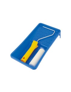 KIT CUBETA + RODILLO PORO 0 PINTURA PROFESIONAL
