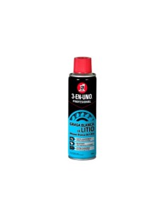 GRASA BLANCA DE LITIO EN SPRAY 250ML 3-EN-UNO WD