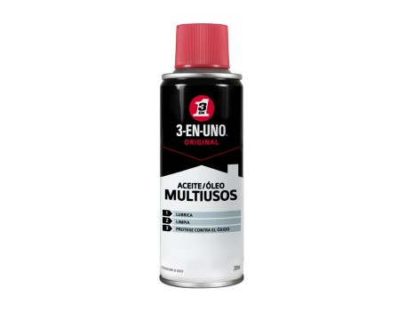 ACEITE MULTIUSOS LUBRICANTE LIMPIADOR SPRAY 200ML WD40