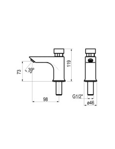 GRIFO PRESTO XT-L ECO(F) 11601 TEMPORIZADO G1/2 2