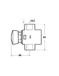 GRIFO ANTIVANDALICO PRESTO 127 TC 1/2 F EMBR 2