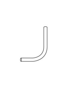 TUBO DESCARGA CURVO 660X260MM 32MM CR PRESTO 2