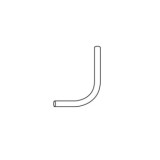 TUBO DESCARGA CURVO 660X260MM 32MM CR PRESTO