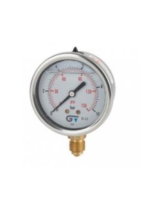 MANÓMETRO GLICEROL D63 0-25 BAR 0-400 PSI GENEBRE