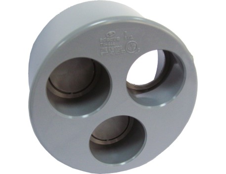 TAPÓN REDUCCIÓN TRIPLE CIEGO PVC TV-444 D110