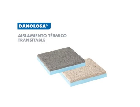 DANOLOSA GRIS AISLAMIENTO TÉRMICO 7,5CM 50X50CM