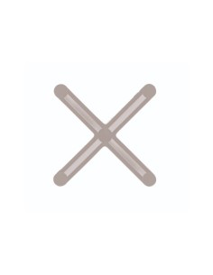 CRUCETA CORTAG 3MM 200 UNIDADES PAQUETE
