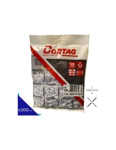 CRUCETA CORTAG 1.5MM 300 UNIDADES PAQ
