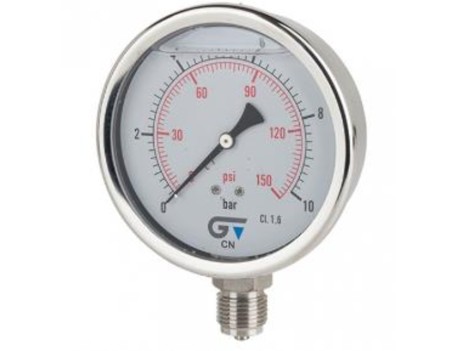 MANÓMETRO GLICERINA GENEBRE 100MM 0-16 BAR