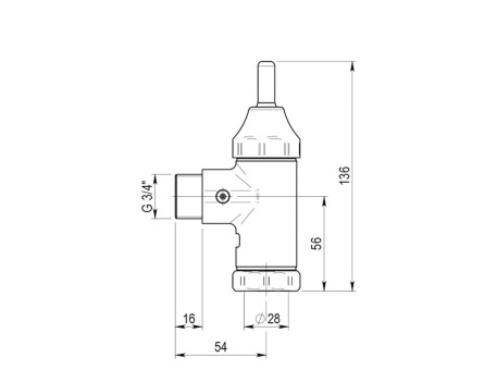 FLUXOR PRESTO 1000M C/LLAVE G3/4 REF 14900