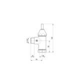 FLUXOR PRESTO 1000M C/LLAVE G3/4 REF 14900