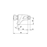GRIFO LAVABO PRESTO 504 FRÍA G1/2 REF 33000