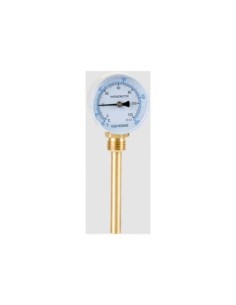 TERMÓMETRO BIMETÁLICO INOX D63 INF L100 0+60°C