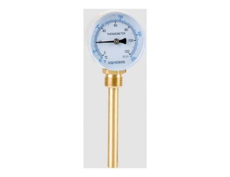 TERMÓMETRO BIMETÁLICO INOX D63 INF L100 0+60°C