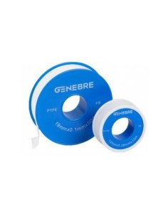 ROLLO CINTA TEFLÓN PTFE 19MM X 0,1MM X 50M GENEBRE