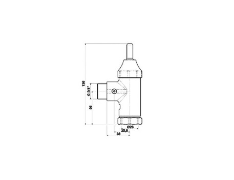 FLUXOR 1000 M TC PRESTO CON LLAVE REF 95682 TEMPORIZADO