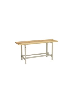 BANCO DE VESTUARIO MADERA Y METAL 1000X475X320 MM SIMONRACK