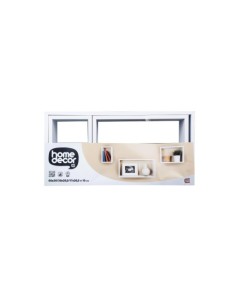 TRIPLE CUBO RECTANGULAR PVC 60/38/17CM BLANCO