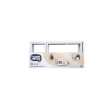 TRIPLE CUBO RECTANGULAR PVC 60/38/17CM BLANCO