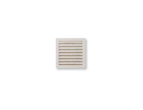 REJILLA EMPOTRAR ABS BLANCA 10X10CM CON MOSQUITERA