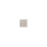 REJILLA EMPOTRAR ABS BLANCA 10X10CM CON MOSQUITERA