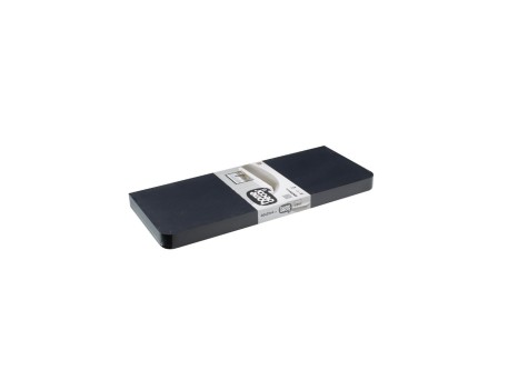ESTANTE FIJACIÓN INVISIBLE PVC HD 60X25CM NEGRO