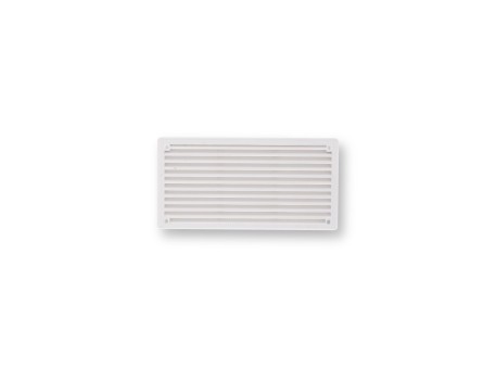 REJILLA ATORNILLAR 8.6X16.5 CM ABS BLANCO MOSQUITERA