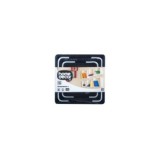 TRIPLE CUBO NEGRO LACADO 30/25/20CM C.REDONDA