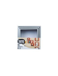 TRIPLE CUBO RECTANGULAR PVC 30/27/24CM ALUMINIO
