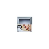 TRIPLE CUBO RECTANGULAR PVC 30/27/24CM ALUMINIO