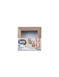 TRIPLE CUBO RECTANGULAR PVC 30/27/24 ROBLE BLANCO