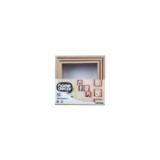 TRIPLE CUBO RECTANGULAR PVC 30/27/24 ROBLE BLANCO