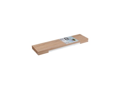 ESTANTE EN U 60X15X10CM PVC ROBLE BLANCO FEPRE