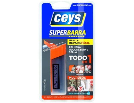 MASILLA REPARADORA MULTIUSOS CEYS SUPERBARRA 48G