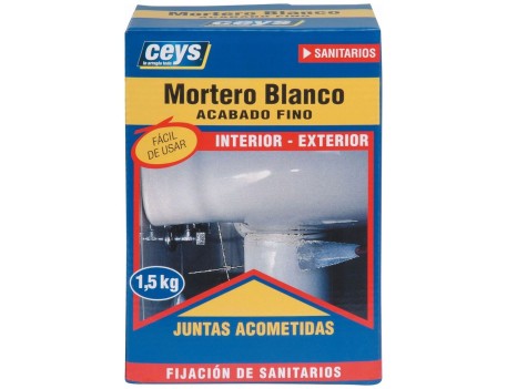 MORTERO BLANCO FINO ACABADO 1.5 KG CEYS