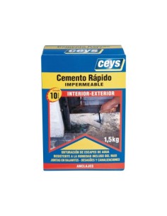 CEMENTO RÁPIDO IMPERMEABLE CEYS 1,5 KG