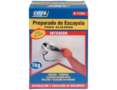 PREPARADO DE ESCAYOLA PARA ALISADOS CEYS 1KG